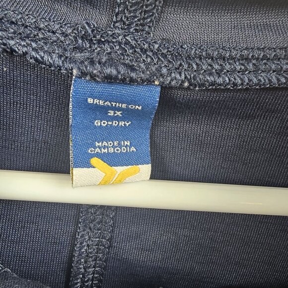 Breathe On Women’s Hoodie Navy Blue Go-Dry Long Sleeve Lightweight 3X Size - Picture 4 of 7